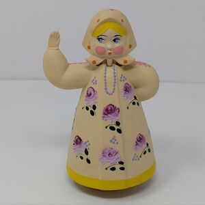 Dancing Doll USSR Russia Handpainted Vintage Bobblehead Nodder